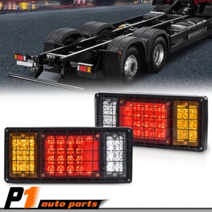 40 LED Turn Signal Brake Reverse Tail Running Lights Truck Trailer RV Camper (2) - Picture 1 of 12
