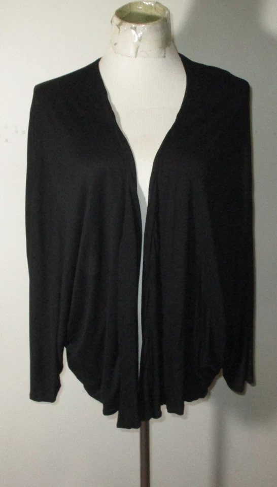 VELVET Black Rayon Cardigan Wrap Sweater Women's Size L - Image 1 of 4