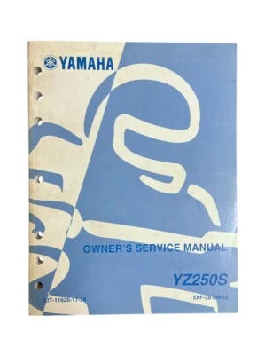 2003 Yamaha YZ250S Owner's Service Manual LIT-11626-17-38 Foto 1 de 2