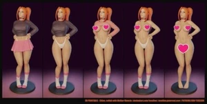 18+ NSFW Chloe Fan Art Texalion UNMONTIERTES Modell mit Optionen 1:6 1:8 1:10 1:24 - Bild 1 von 8