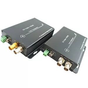 HD-SDI Extender FC Fiber Optical Converter Video Media Loop Adapter RS485 Data - Picture 1 of 7
