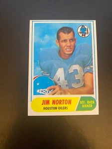 1968 Topps Football #41 ¡¡Jim Norton!! ¡¡Como nuevo!! ¡ENVÍO DE $1!! - Imagen 1 de 2