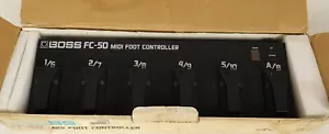 Boss FC-50 Midi Foot Controller Pedal Board - Bild 1 von 8