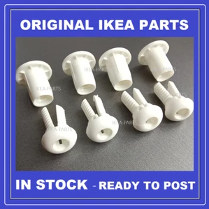IKEA 104850 105160 Kura plug & socket set new ORIGINAL parts x8 (4 each part) - Picture 1 of 3