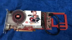 ATI Radeon X1900 XT PCIE 512 MB GDDR3 scheda video 630-8687-PULITA- - Foto 1 di 2