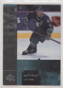 2001-02 Upper Deck Ice Paul Kariya #1 HOF