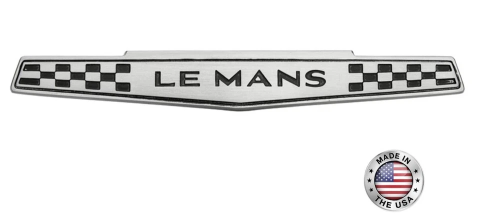 Emblema del panel de puerta Lemans para modelos Pontiac LeMans 1965 hechos en EE. UU. Foto 1 de 4