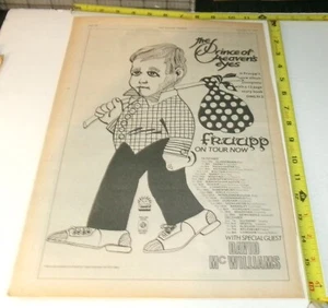 FRUUPP Vintage Tour Dates Album AD Advert 1974 Prince Heaven's Eyes Irish Prog - Picture 1 of 2