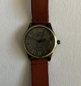 Geneva Platinum Women’s 10” Burnished Gold Color Watch New Battery - Picture 1 of 5