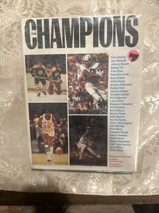 The Champions by Bernard Garfinkel Sports ~ Namath Orr Abdul-Jabbar Unitas W/DJ - Picture 1 of 10