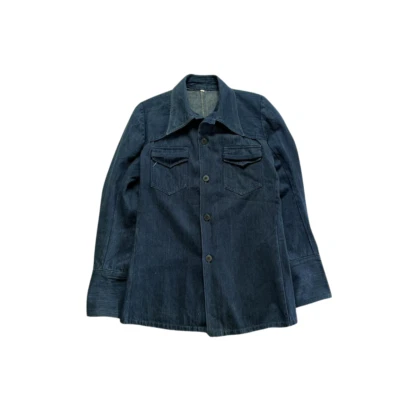 Vintage Workwear Women’s Blue Denim Button Shirt Size S — 第 1/4 张图片