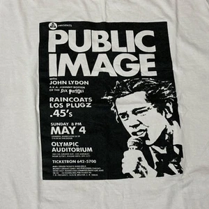 Public Image Limited PIL John Lydon T-Shirt in XL - Picture 1 of 3
