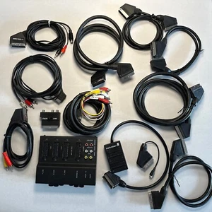 13-teiliges Scart-Konvolut AV-Umschalter, -Splitter, -Kabel, -Adapter - Bild 1 von 16