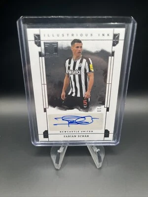 Fabian Schar 2023-24 Panini Impeccable 1/10 Illustrious Ink!! Newcastle United! - Image 1 of 4