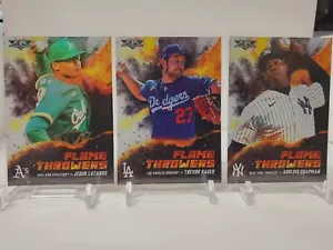 Lotto Foil Lanciafiame Fuochi Topps 2021 Chapman, Bauer, Luzardo - Foto 1 di 2