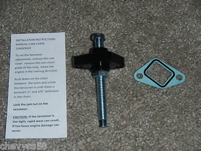 Black Timing Cam Chain Tensioner Manual Adjuster Yamaha Riva Vino Zuma 50 125 - Image 1 of 4