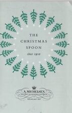 1966 "The Christmas Spoon" Adv. A. Michelsen Denmark Photos by Year Booklet