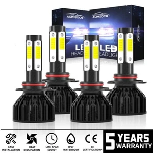 For Chevy Tahoe LS Sport Utility 4-Door 5.3L 2001-2006 LED Headlights Hi Lo Bulb - Picture 1 of 15
