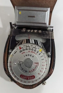 Vintage Stitz Selen Belichtungslichtmesser Original Lederhülle - Getestet M04 - Bild 1 von 4