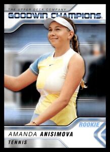 2023 Upper Deck UD Goodwin Champions - 58 Amanda Anisimova - Tennis W