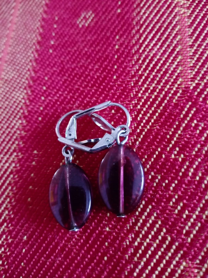Boucles D'oreilles "Grain De Café" - Photo 1/1