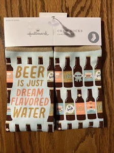 Calcetines Hallmark Chaussettes Crew Calcetines Cerveza Nuevos con Etiquetas Un Par (1) - Imagen 1 de 2