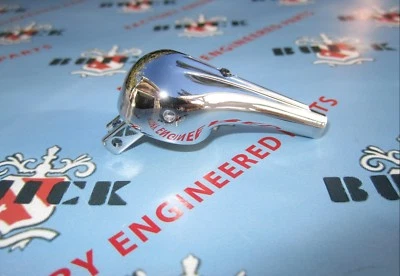 Base de antena cromada montada en techo Buick 1941-1953. Montaje de mástil de antena Foto 1 de 4