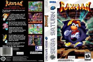 Rayman Sega Saturn Case + Box Art Work Cover Only (No Game) - Picture 1 of 2