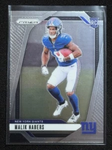 Fútbol Panini Prizm 2024-25 - Novatos #370 Malik Nabers (RC) NY GIANTS - Imagen 1 de 4