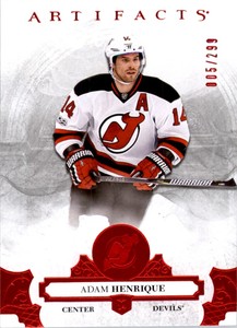 2017-18 Artifacts Ruby #1 Adam Henrique /299