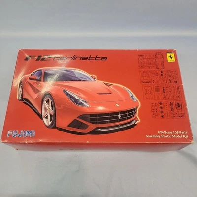 Fujimi 124 Ferrari F12 Berlinetta kit modello non assemblato - Immagine 1 di 4