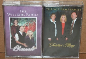 THE WILLIAMS FAMILY - 2 SEALED CASSETTE TAPES - BLESSED & FARTHER ALONG - Imagen 1 de 5