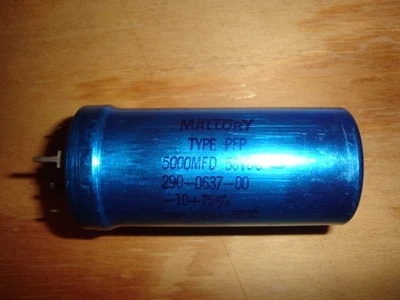 Mallory PFP Twist-Lok Can электролитический конденсатор 5000 мкФ MFD 50 В пост. тока низкий ESR - Изображение 1 из 4