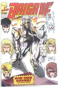 BRIGADE.  NUMBER 1.  AUGUST 1992. IMAGE COMICS. VFN/NM CONDITION. - Picture 1 of 8