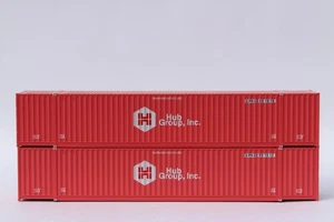 JTC Model Trains 535067 N UPHU 53' High Cube 6-42-6 Corrugated Side Containers - Picture 1 of 1