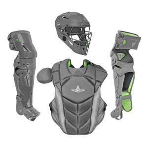 All-Star MVP-PRO Intermediate Baseball Catcher's Package - Graphite - Picture 1 of 4