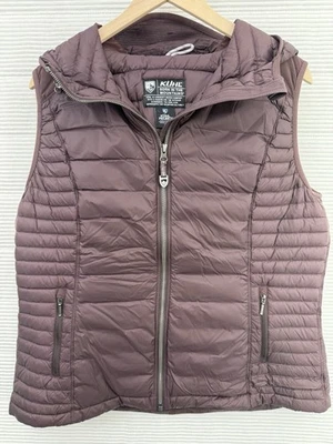 Chaleco con capucha Kuhl Spyfire para mujer borgoña 2139 talla XL Foto 1 de 4