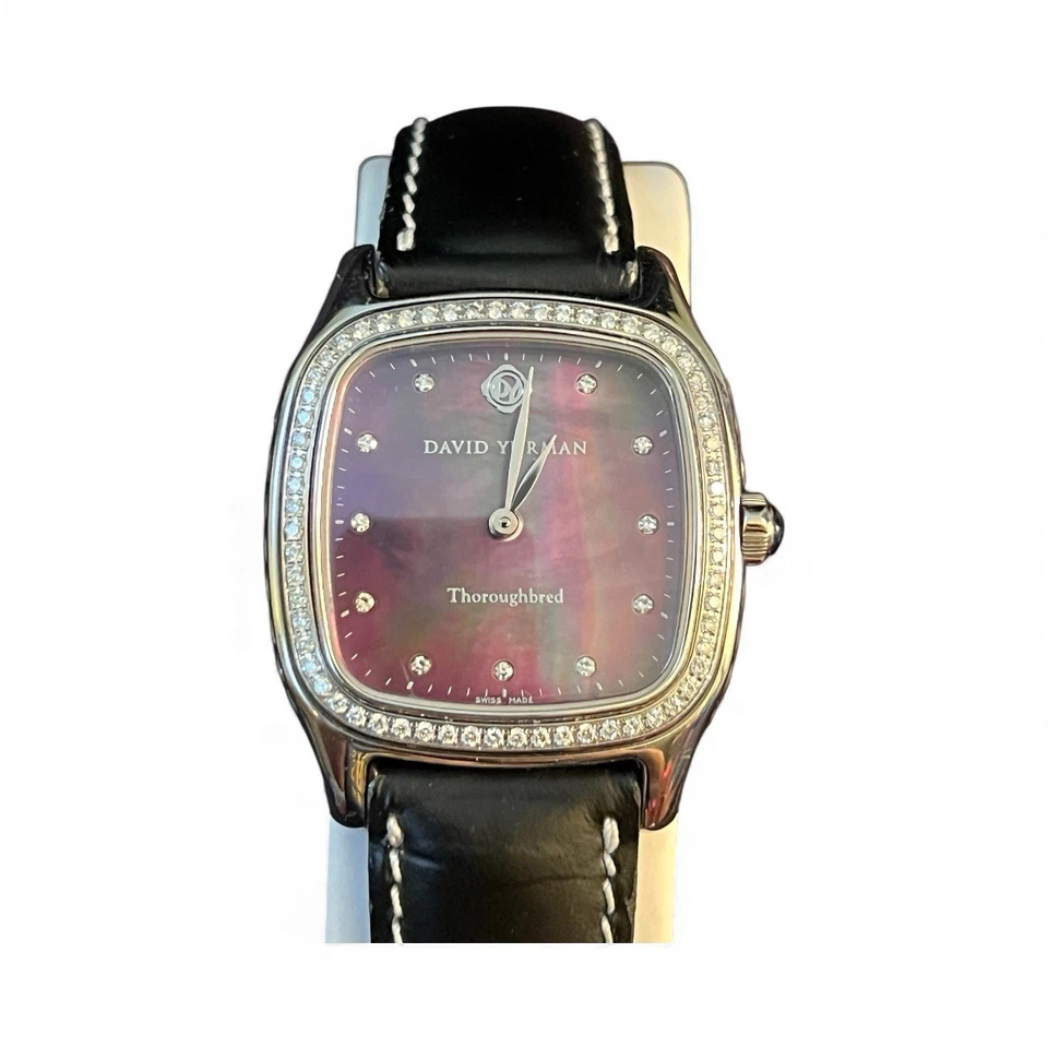 Reloj David Yurman Pura Sangre T303-SST A-12543 Diamante Esfera MOP Foto 1 de 4