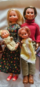 Mattel Sunshine Family Dolls 1973 Vintage, Includes Dad, Mom, Baby - Picture 1 of 5