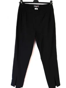 KEKOO new! Kombitalent Hose 46-48-50 (3) elastischer Taillenbund Viskose schwarz - Bild 1 von 4