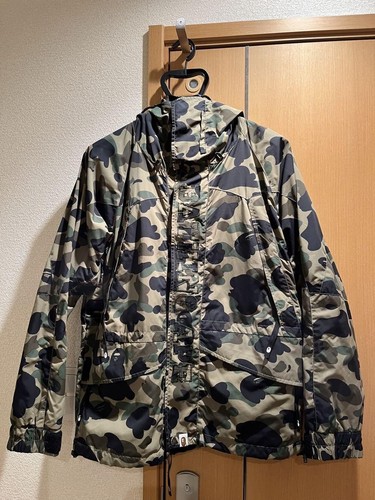 A BATHING APE (BAPE) Giacca snowboard Bape UOMO JP taglia M usata in ottime condizioni verde