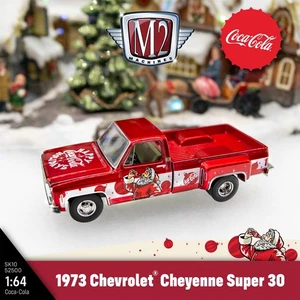 NEW! M2 Machines Coca-Cola 2025 Holidays 1973 Chevrolet Cheyenne Super 30 25-40 - Picture 1 of 5