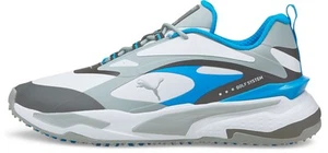 PUMA GS-FAST Golf Shoes 376357-01 - Puma White/Quarry/Ocean Dive Men's New - Picture 1 of 7