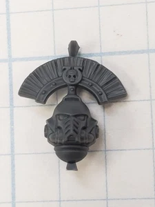 40k Ultramarines Bits Primaris Upgrade Veteran Commander Helmet Head w Brush #15 - Picture 1 of 6