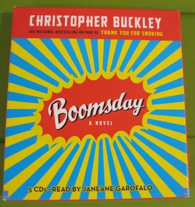 BOOMSDAY A NOVEL BY CHRISTOPHER BUCKLEY AUDIO BOOK ON 5 CDs ABRIDGED VERSION - Picture 1 of 2