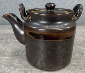 Arabia RUSKA Ulla Procope RARE 2 Loop Handle Teapot Tea Pot Finland 1960 EUC - Picture 1 of 13