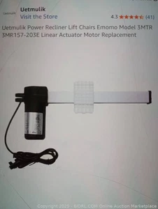 Emomo Motor 3MTR 3MR157-203E Power Recliner Sofa Lift Chairs Linear Actuator - Picture 1 of 2