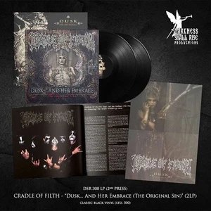 CRADLE OF FILTH DUSK AND HER EMBRACE (THE ORIGINAL SIN) (2ND PRESS BLACK VINYL) - Picture 1 of 3