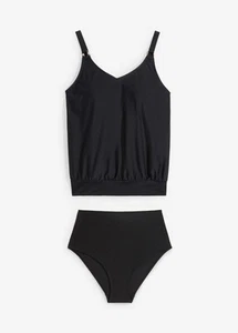Neu 2-tlg Tankini mit Prothesentasche Gr. 52 Schwarz Damen Top Schwimmanzug - Bild 1 von 1
