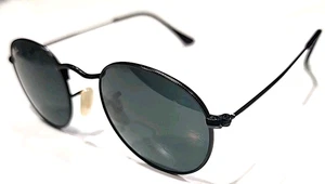 Ray Ban RB3447 Sonnenbrille schwarz rund Metall grau 50-21 135 sehr guter Zustand - Bild 1 von 14
